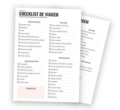 Checklist De Viagem Para Imprimir