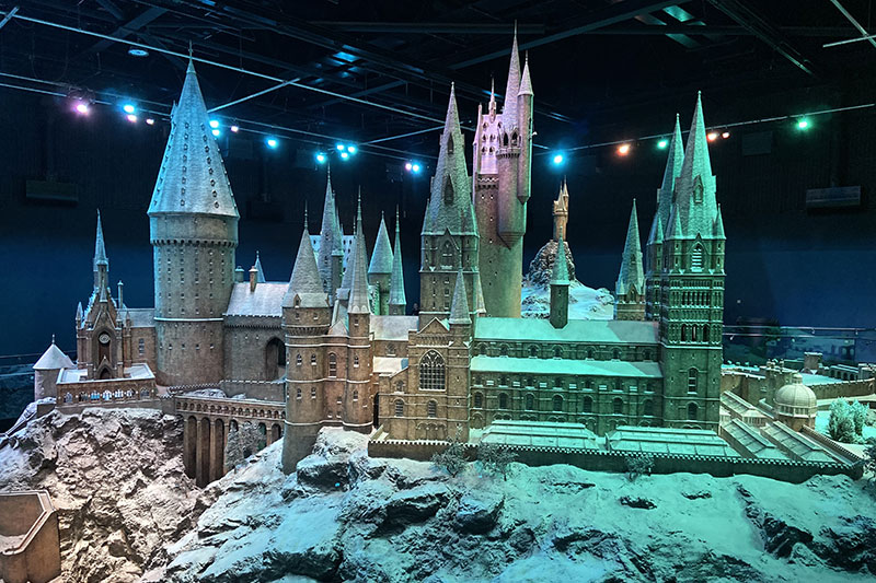 Harry Potter em Londres - Maquete Hogwarts