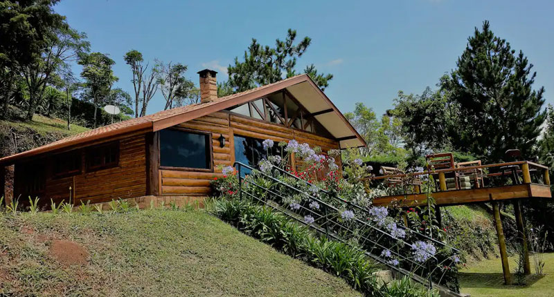 Melhores Airbnb do Brasil - Log House Alpino
